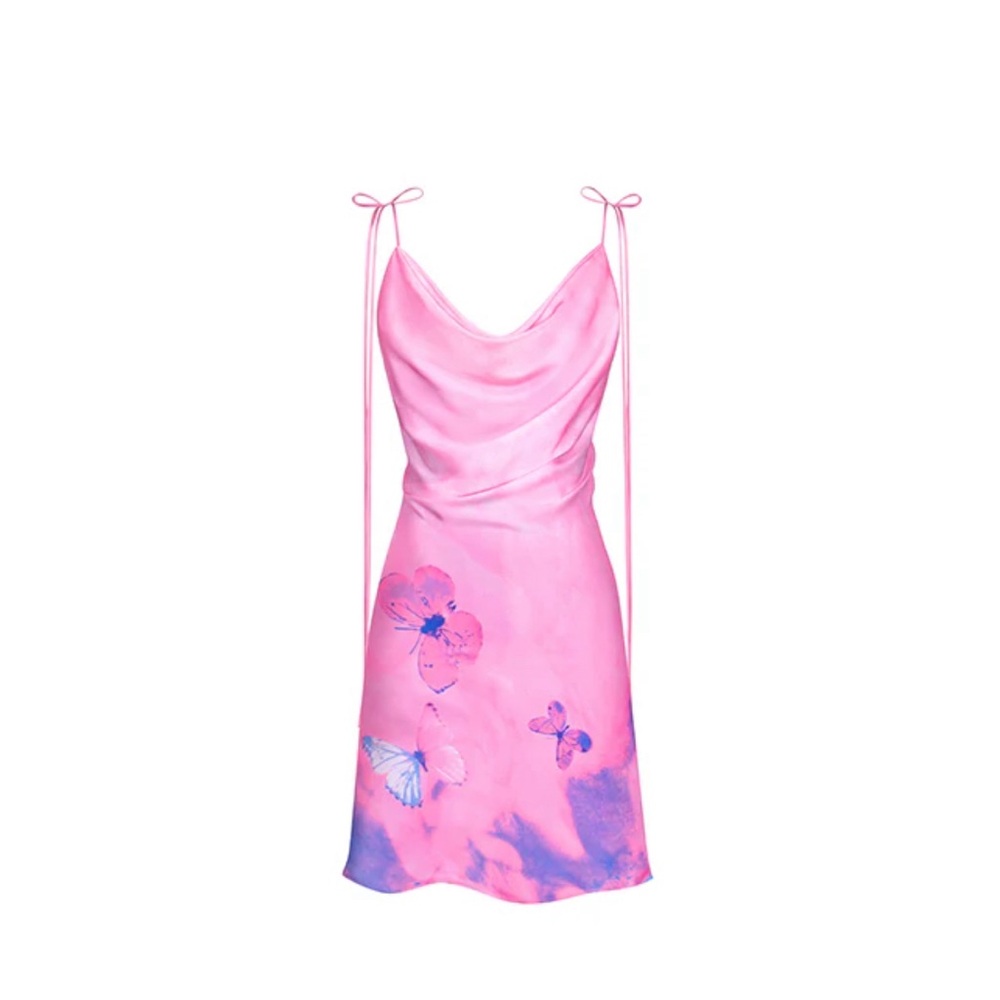 Stolen Stores Pink Meadow mini dress PERFECT TSWIFT LOVER THEMED OUTFIT🩷🎀🦋